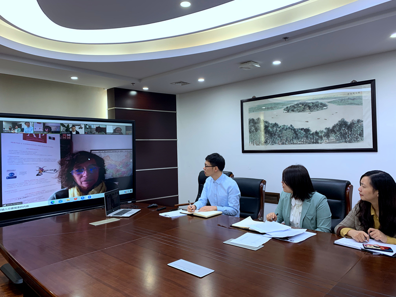 Online meeting with IUAD for Sino-Italian Educational Cooperation